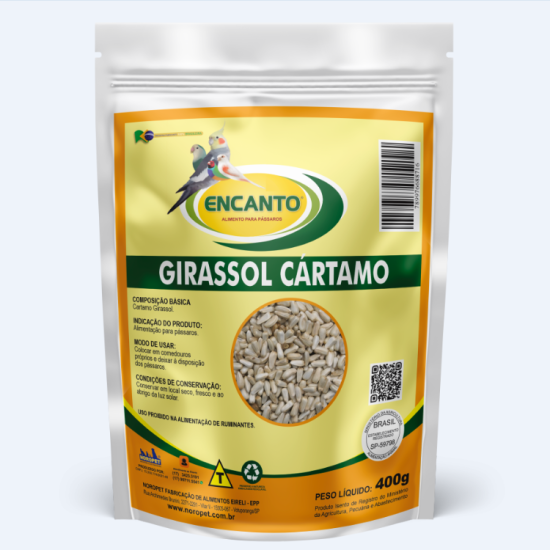 Girassol Cartamo 0,400 KG Encanto 