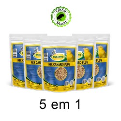 Fardo Mix Canário Plus 05x0,500 KG Encanto.