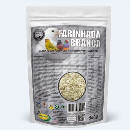 Farinhada Branca Premium Encanto 0,500gr