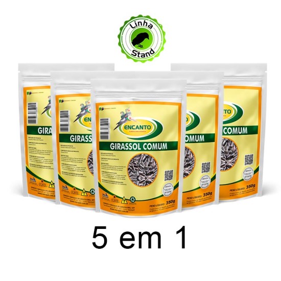 Fardo Girassol comum 05x0,300 KG Encanto.