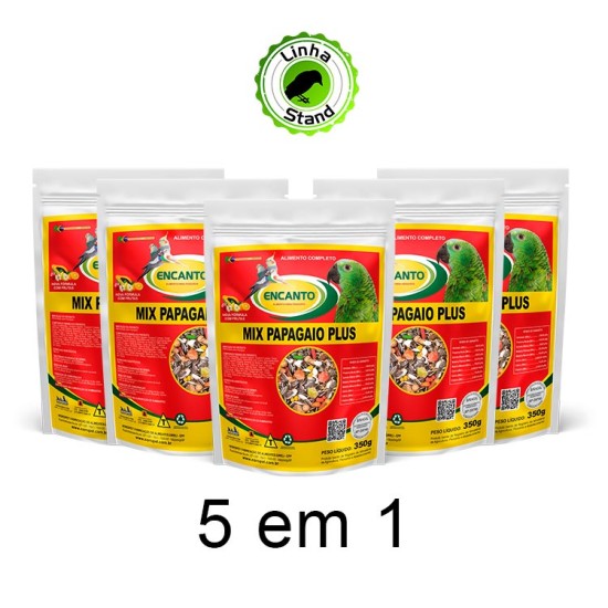 Fardo Mix Plus Papagaio 05x350 KG Encanto