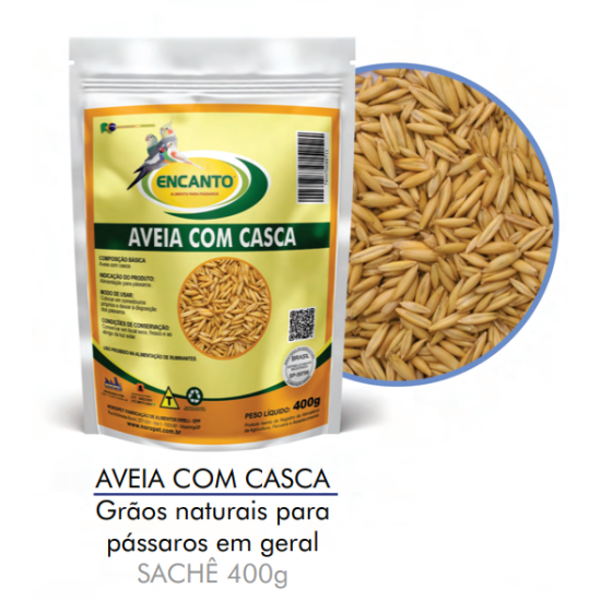 Aveia com Casca 0,500 KG Encanto 