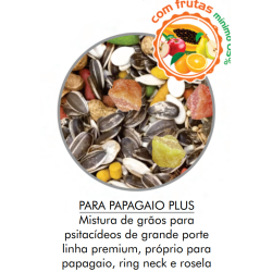 Mistura Papagaio plus 8kg